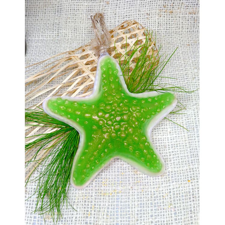 Handmade Fancy Soap Starfish Green Thai Spa Aroma